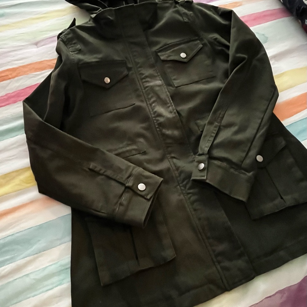Marker & Spruce Women’s Green jacket size Medium - Picture 8 of 9